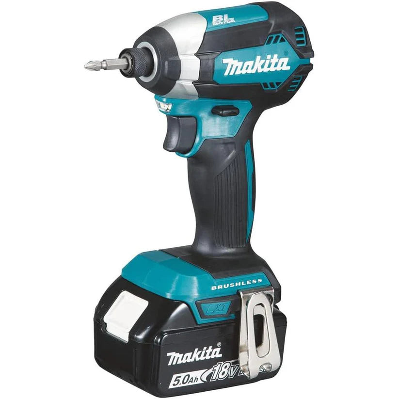 Makita DTD153RTJ 18V LXT Brushless Impact Driver Kit β 2Γ 5.0Ah Batteries, Fast Charger & Makpac Case