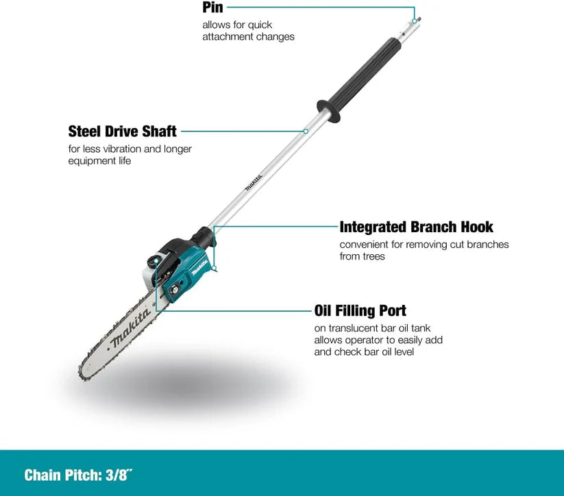 Electric Pole Chainsaw – Extendable Tree Trimmer for Branches & Shrubs