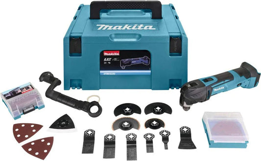 Makita DTM51ZJX3 18V LXT Cordless Multi-Tool Set – Variable Speed, Includes Blades & Makpac Case