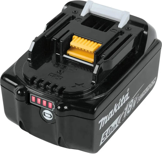 Makita 18V LXT Power Kit – 5.0Ah Battery, DC18RC Rapid Charger & Type 3 Makpac Carry Case with Inlay