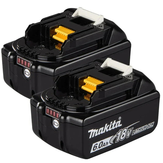 Makita 18V LXT 6.0Ah Lithium-Ion Battery Twin Pack – High-Capacity 2-Pack