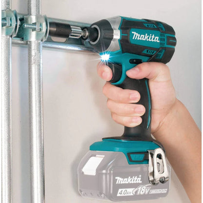 Makita DLX2537ST 18V LXT Brushless Twin Pack – DHP485 Combi Drill & DTD153 Impact Driver Kit (2× 5.0Ah Batteries, Rapid Charger & Makpac Case)